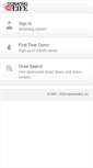 Mobile Screenshot of donatingforlife.org